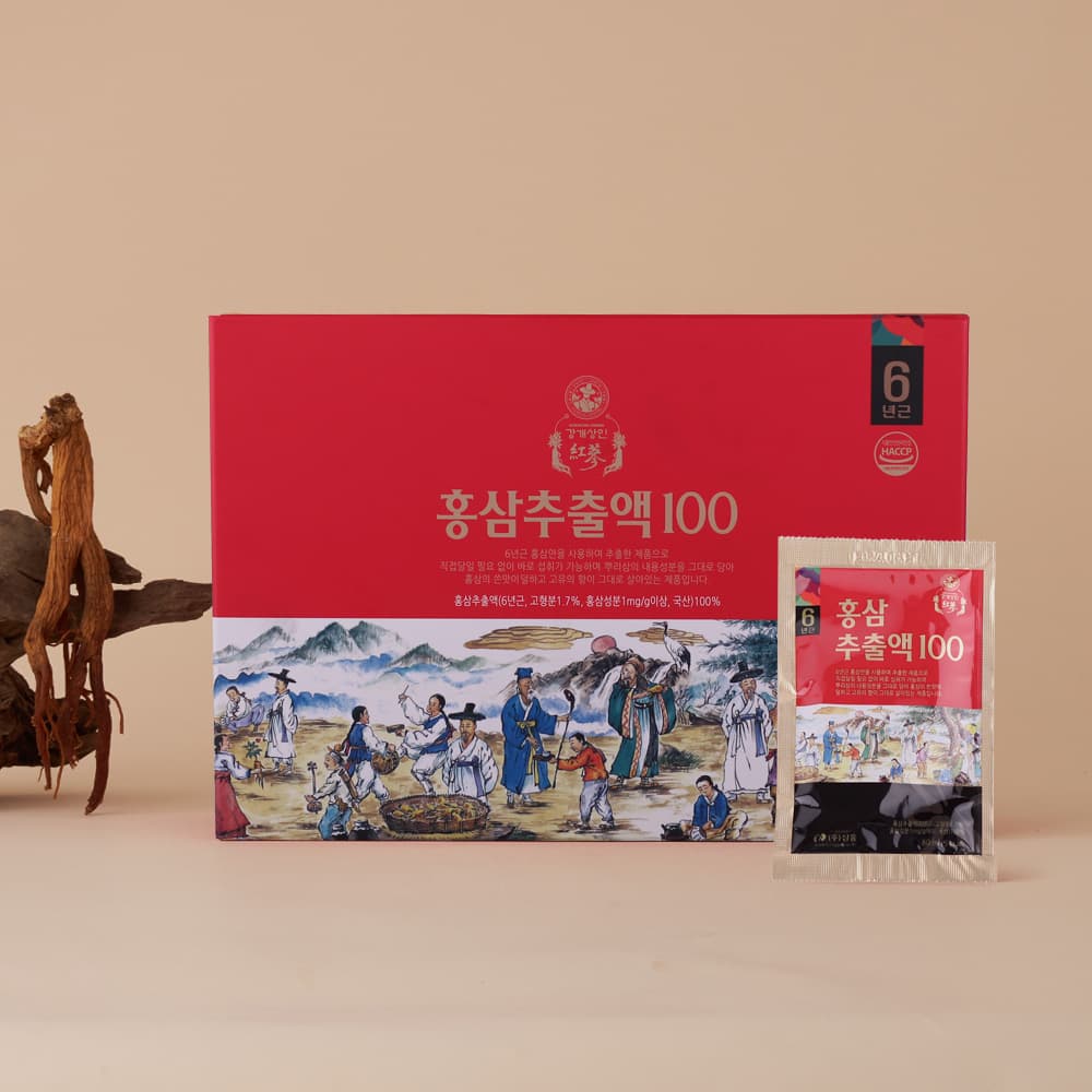 Sản phẩm Nước Ép Hồng Sâm Thượng Hạng Nguyên Chất của Kanggae Sangin